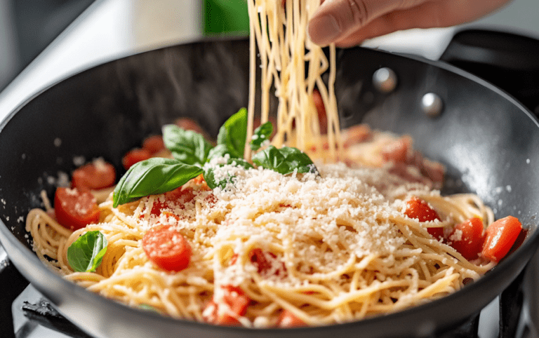Quick Tomato Basil Spaghetti_ post 6