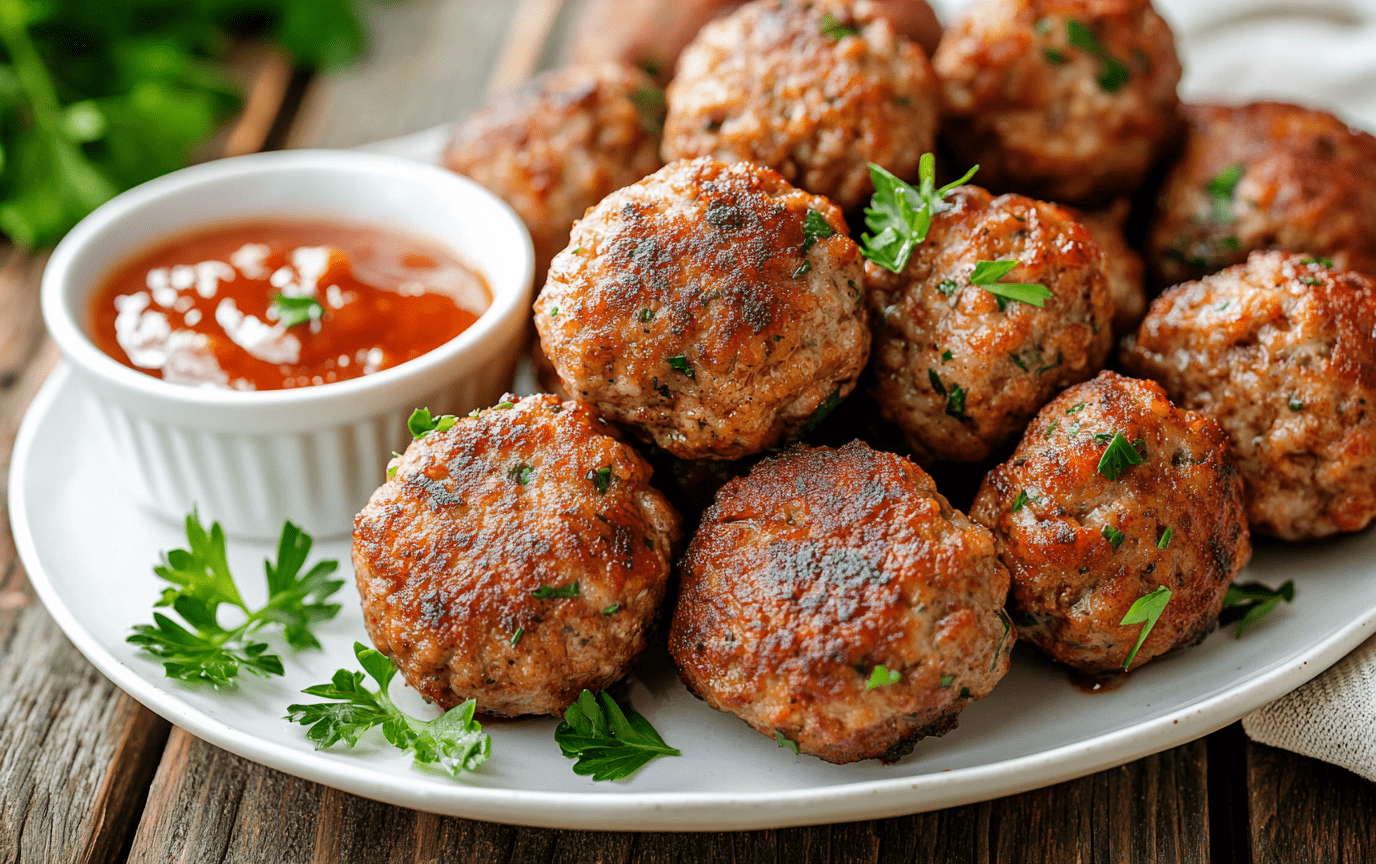 Savory Party Meatballs Soyrice Kitchen