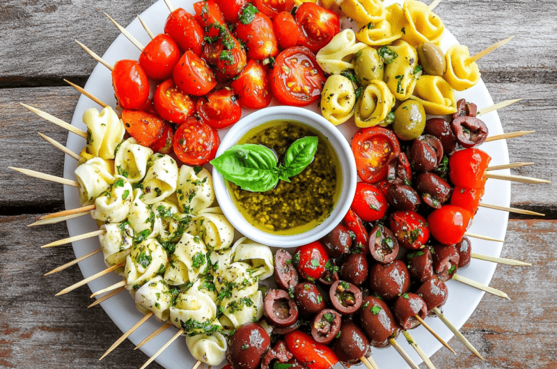 Delightful Party Antipasto Skewers 3 Party Antipasto Skewers