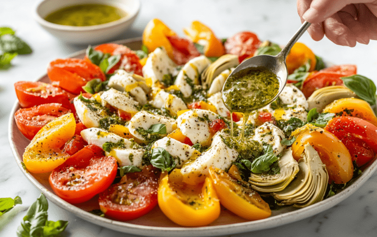 Artichoke Caprese Salad_ post 4
