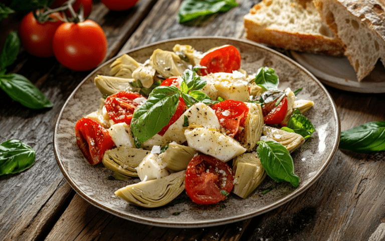 Artichoke Caprese Salad_ post 5