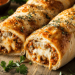Sausage and Cheese Stromboli_ done