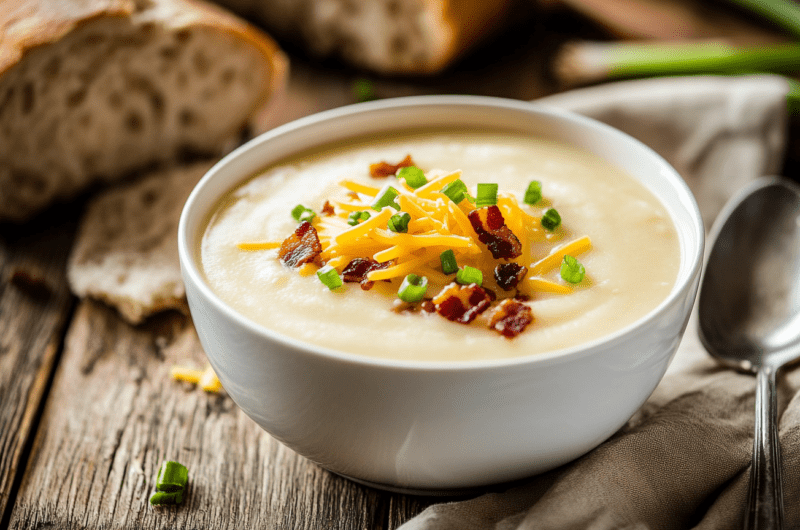 Slow Cooker Creamy Potato Soup 3 Slow Cooker Creamy Potato Soup