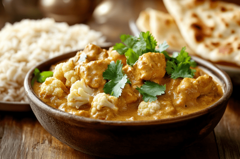 Slow Cooker Creamy Chicken Curry