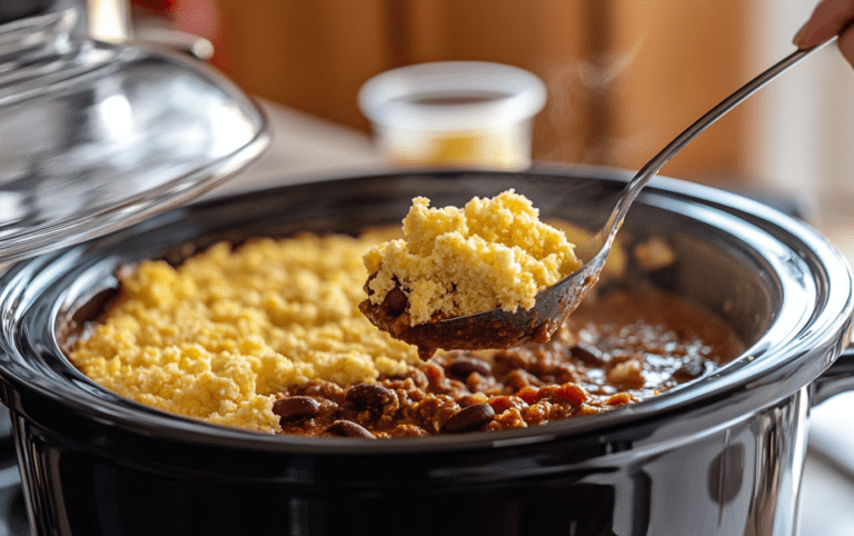 Slow-Cooker Shredded Chicken Chili with Cornbread Toppers_ post 4
