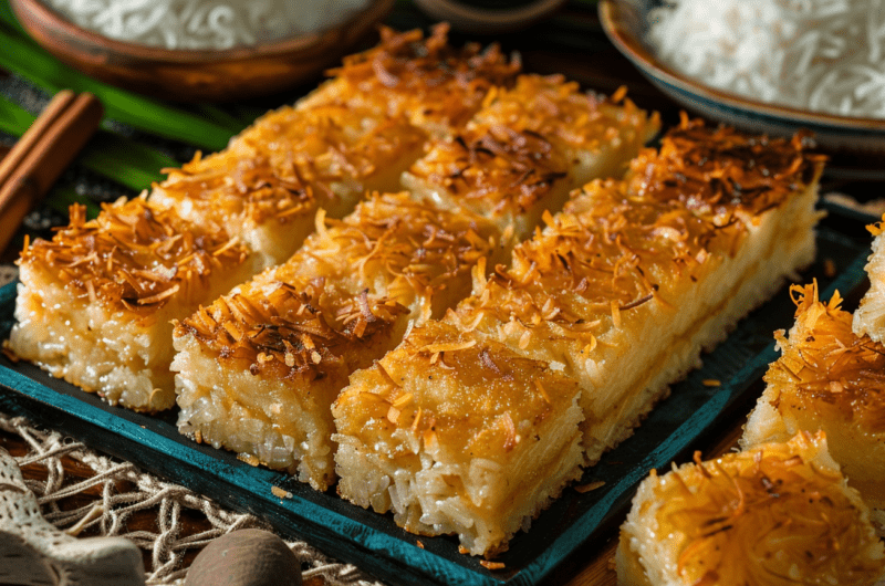Chewy Coconut Rice Cake