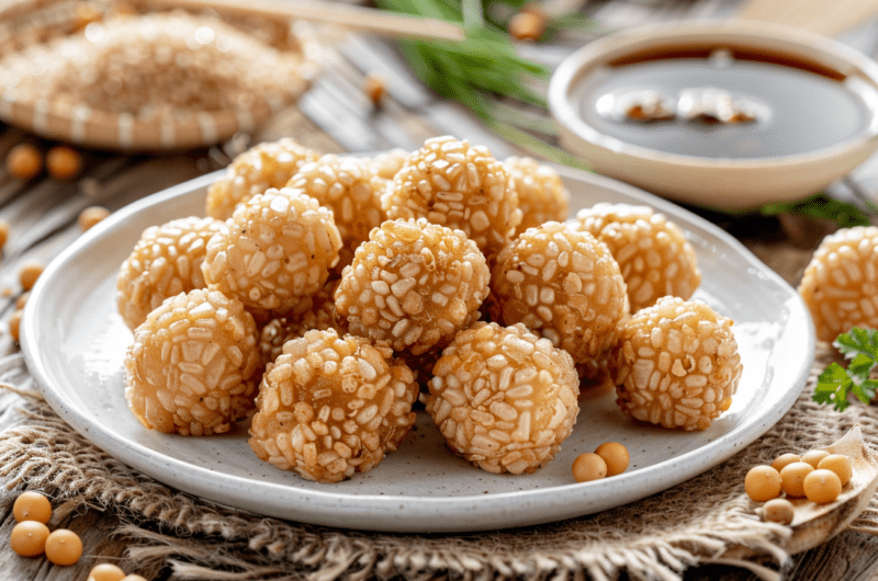 Crispy Mung Bean Balls