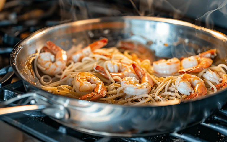 Squid and Shrimp Fideuà with Homemade Garlic Aioli