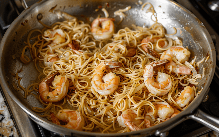 Squid and Shrimp Fideuà with Homemade Garlic Aioli