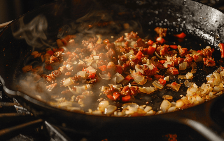 Easy Skillet Chicken and Chorizo Paella