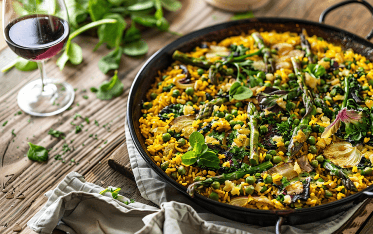 Yummy Spring Vegetable Paella
