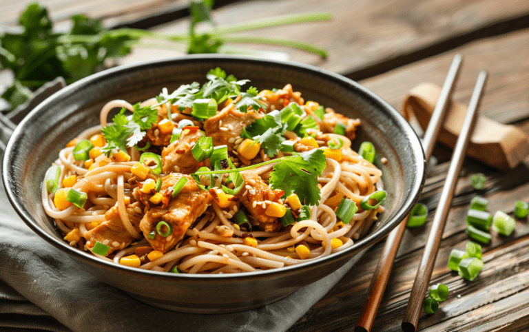 Asian Chicken & Sweet Corn Noodles_ post 7 Asian Chicken & Sweet Corn Noodles_ post 7
