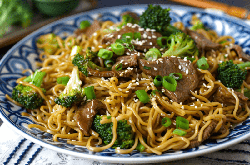 Beef and Broccoli Stir-Fry Noodles