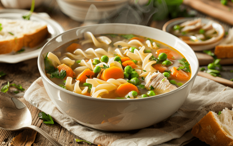 Turkey Noodle Soup with Veggies_done