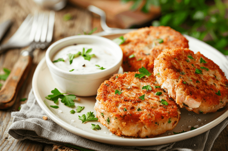 Crispy Salmon Patties