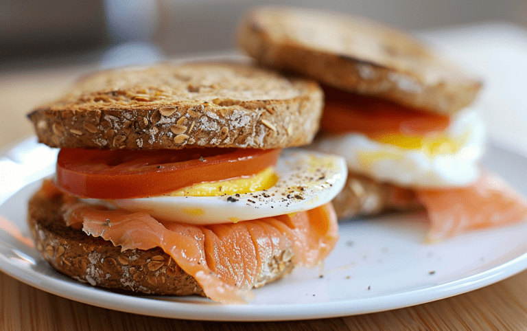 Salmon & Egg White Breakfast Muffin_post 3 Salmon & Egg White Breakfast Muffin_post 3