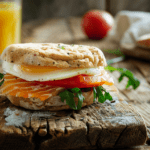 Salmon & Egg White Breakfast Muffin_done