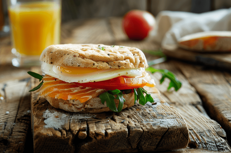 Best Salmon & Egg White Breakfast Muffin 3 Salmon & Egg White Breakfast Muffin