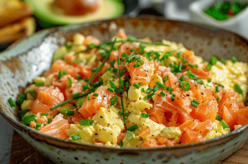 Salmon Egg Scramble