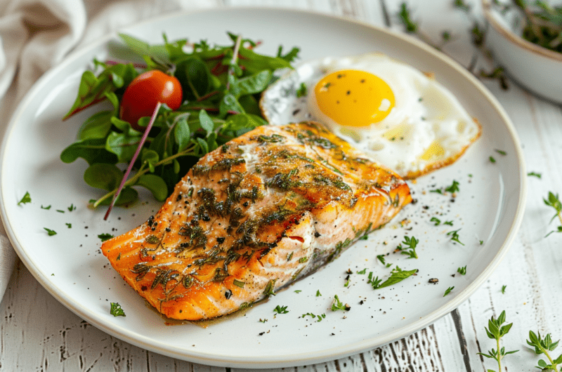 Healthy Morning Baked Salmon 3 Morning Baked Salmon