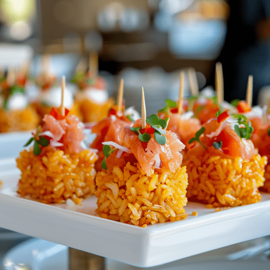 6 Salmon Breakfast 2 Golden Crispy Rice Bites_done