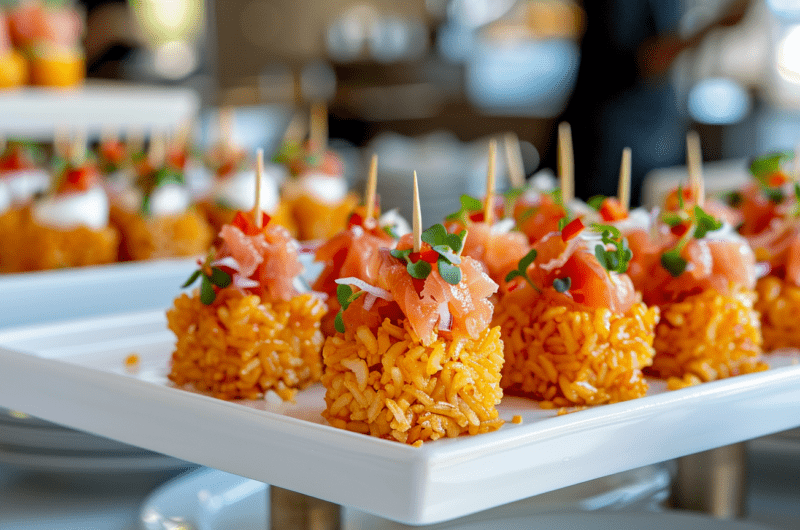 Golden Crispy Rice Bites