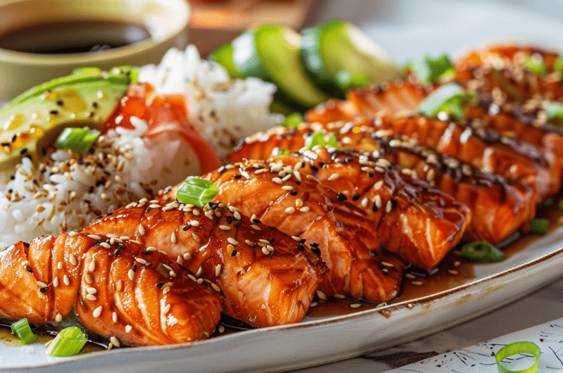 Torched Salmon Sushi