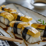 Japanese Egg Tamago Sushi