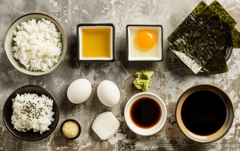 Japanese Egg Tamago Sushi