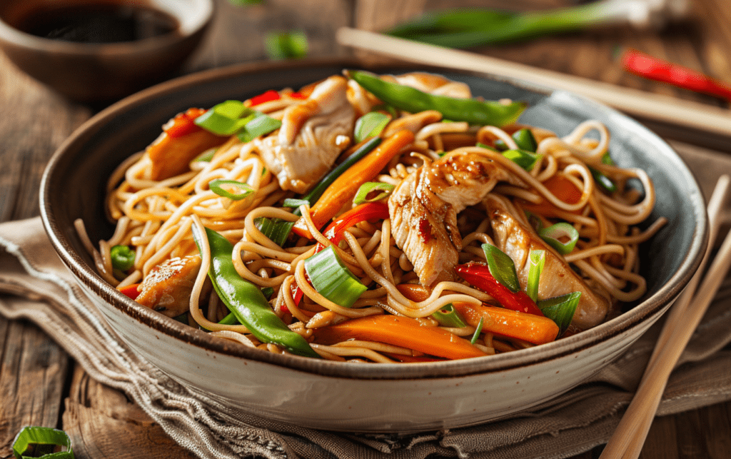 Easy Chicken Lo Mein