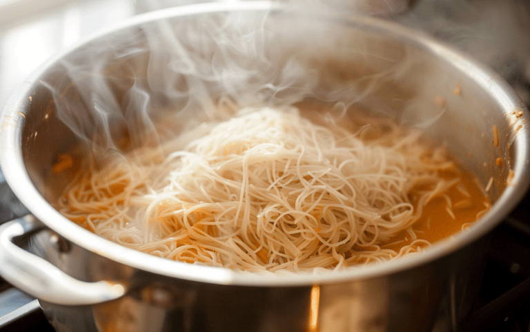 Quick Spicy Peanut Rice Noodles