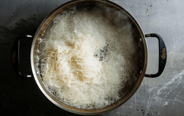 Quick Spicy Peanut Rice Noodles