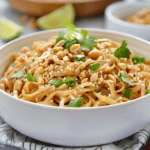 Quick Spicy Peanut Rice Noodles