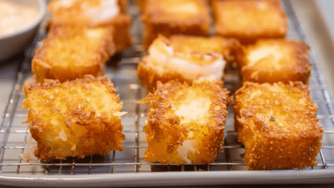 Crispy Shrimp Toast Bites