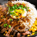Sizzling Steak Rice Plate