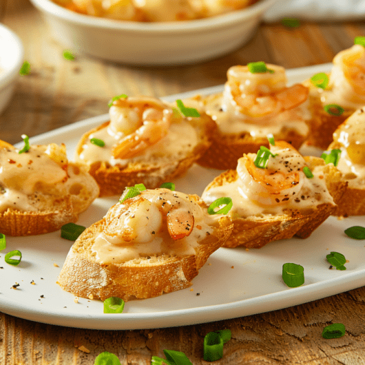 6 Shrimp Toast Recipes 3 Shrimp Baguette Bites