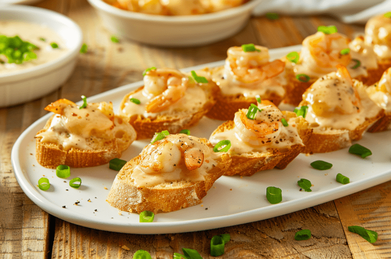 Vietnamese Shrimp Baguette Bites 3 Shrimp Baguette Bites