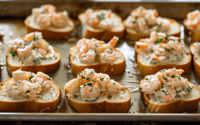 Shrimp Baguette Bites Shrimp Baguette Bites