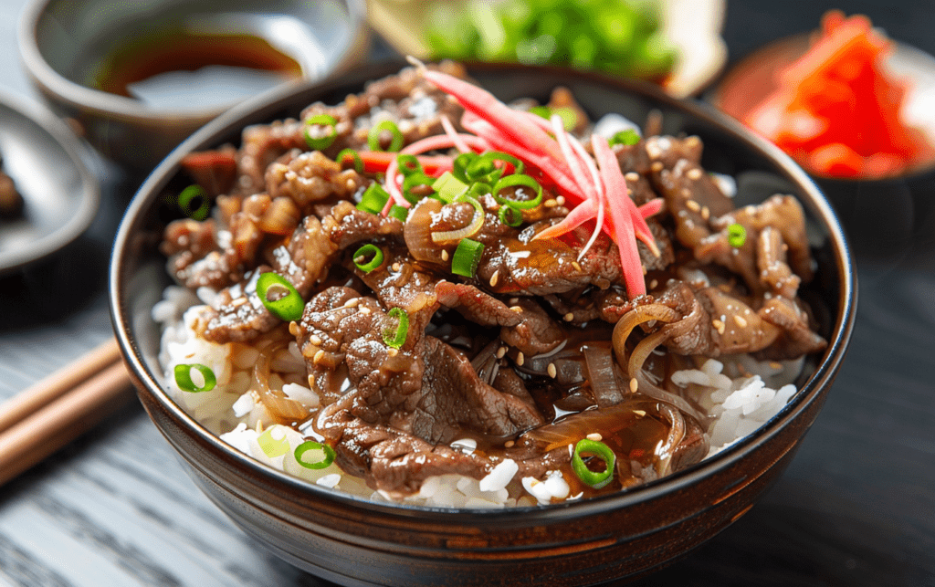Gyudon Beef Recipe (Japanese Rice Bowl)