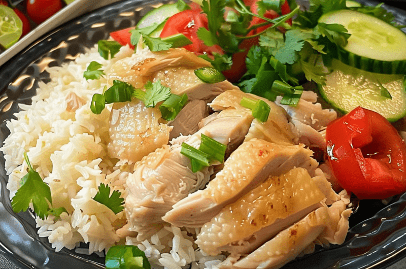 Traditional Singapore Chicken Rice