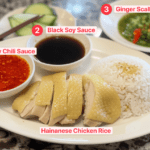 hainanese chicken rice trio sauces done2