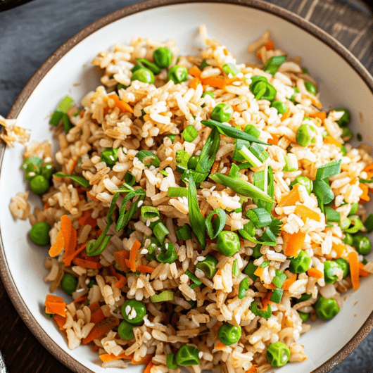 Quick Veggie-Packed Brown Rice Stir-Fry