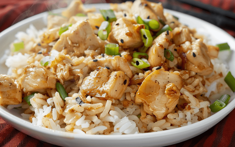 simple chicken and rice stir fry done3