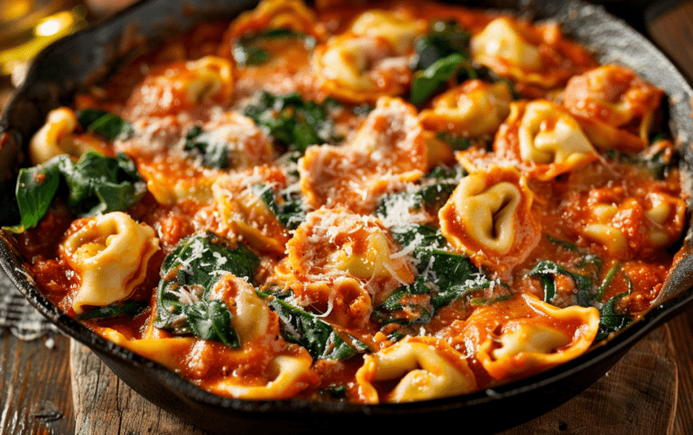 Creamy Spinach Ricotta Tortellini Creamy Spinach Ricotta Tortellini