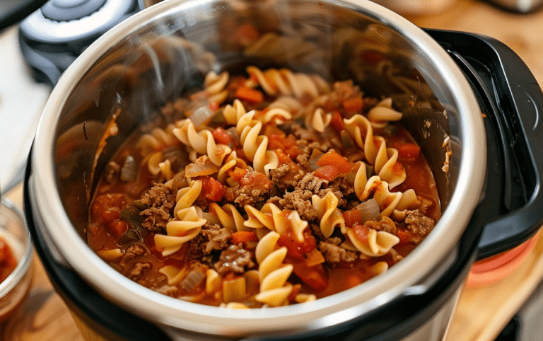 Creamy Beef Taco Pasta