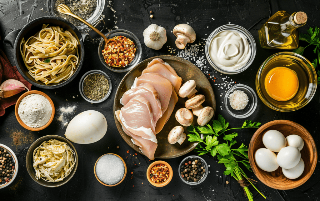 Creamy Chicken Stroganoff 2 creamy chicken and vegetable stew