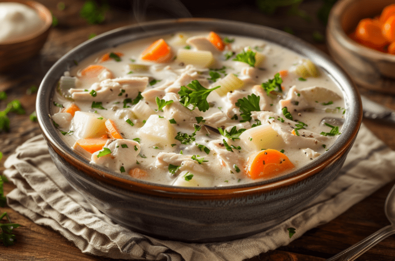 Creamy Chicken and Vegetable Stew