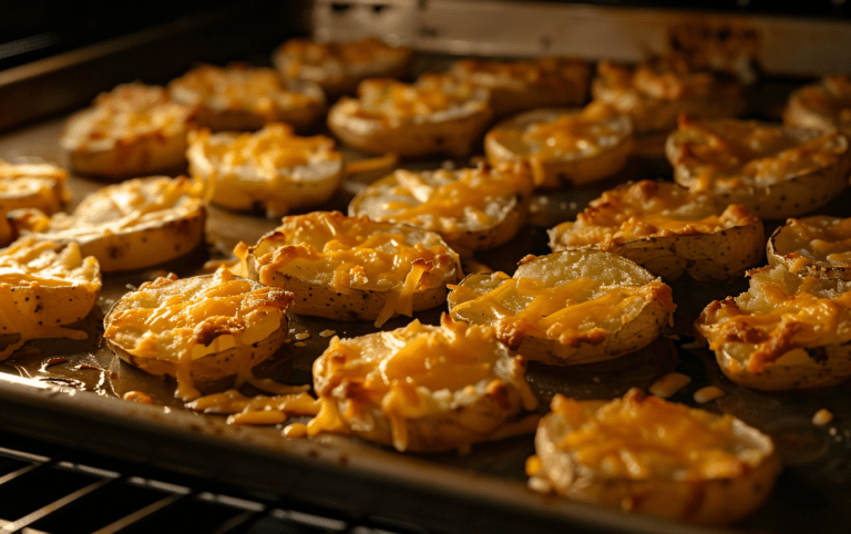 Cheesy Crispy Smashed Potatoes