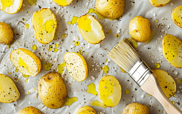 Cheesy Crispy Smashed Potatoes