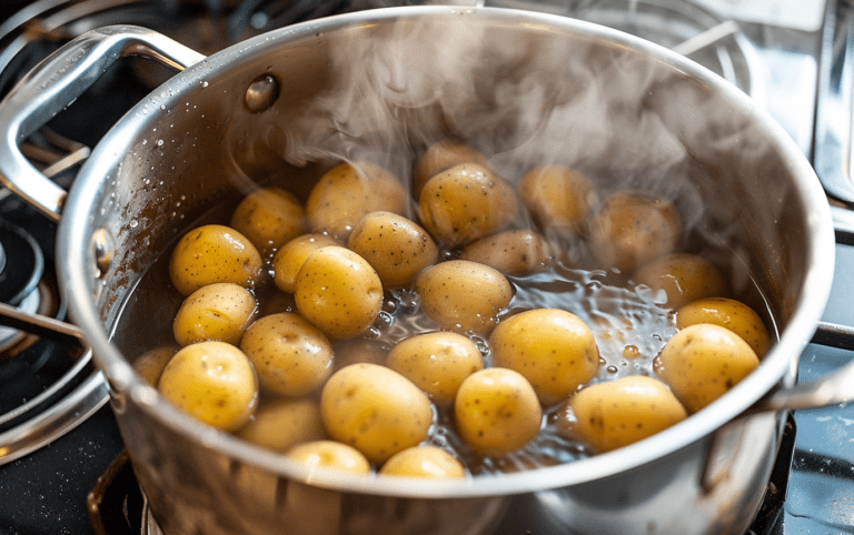Cheesy Crispy Smashed Potatoes